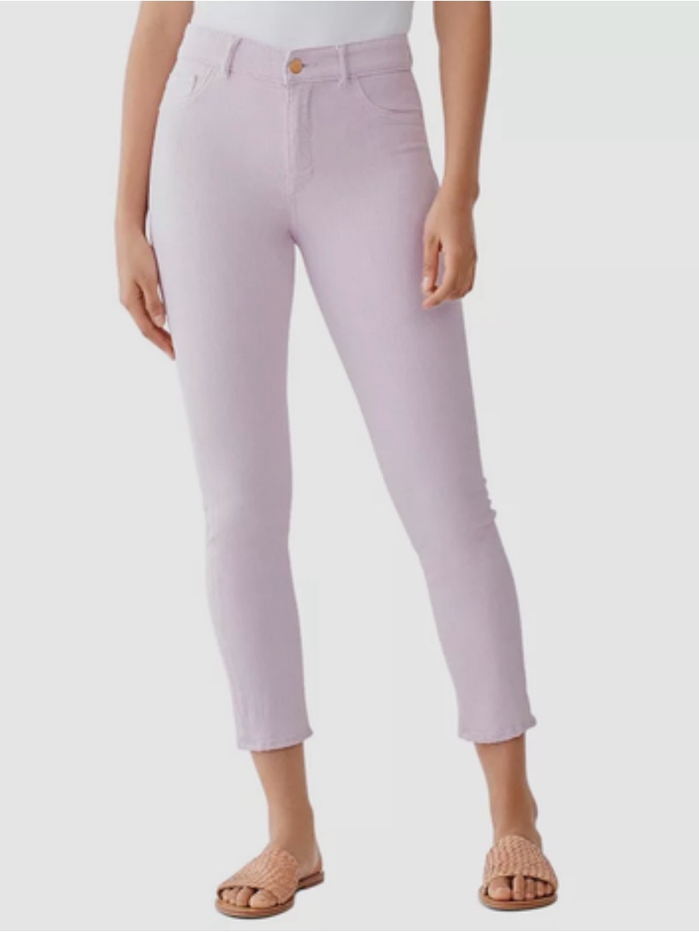 Women’s DL1961 Lavender Mid-Rise Skinny Jeans